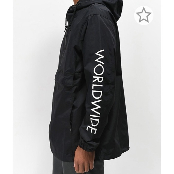 [HUF] Regional Tour Black Anorak Jacket - Picture 4 of 6